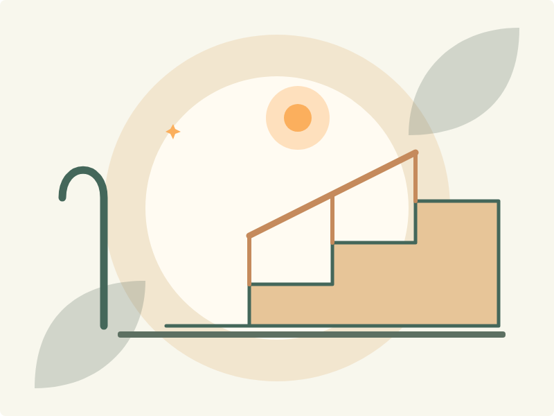 Ilustração: pilates para idosos
